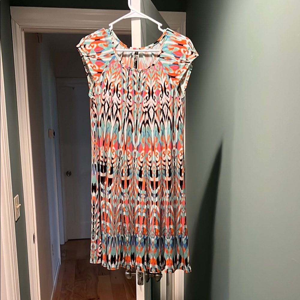 Julian Taylor Multicolor Patterned Dress